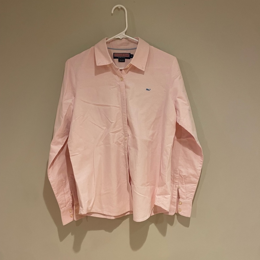 Light Pink Linen Solid Shirt